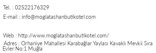 Mola Tahan Butik Otel telefon numaralar, faks, e-mail, posta adresi ve iletiim bilgileri